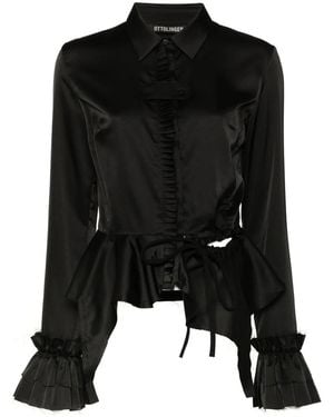 OTTOLINGER Ruffled Shirt - Black