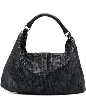 Reptile's House Bolso De Hombro Con Bolsillo Con Cremallera - Negro
