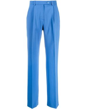 Alberta Ferretti Straight-Leg Tailored Pants - Blue