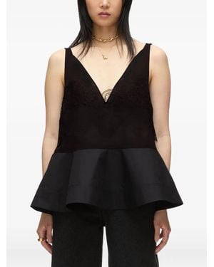 3.1 Phillip Lim Top Con Peplum - Nero
