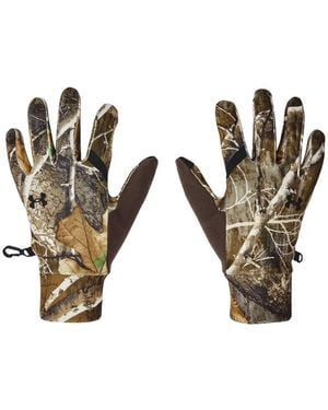 Under Armour Patterned Liner Gloves - Natural