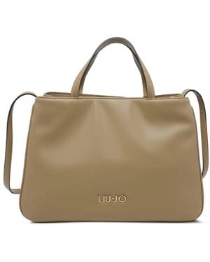 Liu Jo Top-Handle Shoulder Bag - Natural