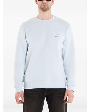Samsøe & Samsøe Joel Sweatshirt Mit Logo-Print - Weiß