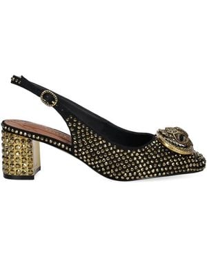 Kurt Geiger ビジュートリム スリングバック パンプス - ブラック
