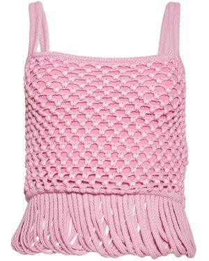 DIOTIMA Débardeur Loop À Franges - Rose