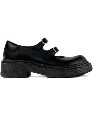 CAMPERLAB Vamonos Plateau-Loafer Mit Schnallenriemen - Schwarz