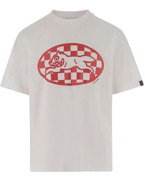 ICECREAM Camiseta De Algodón Con Motivo Running Dog - Gris