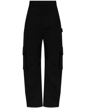 Balenciaga Wool Cargo Pants - Black