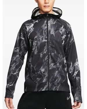 Nike Spotlight Marbled Hooded Jacket - Grey