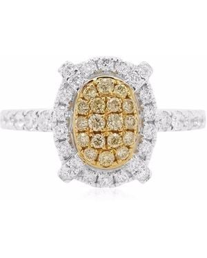 HYT Jewelry Platinum Sunshine Diamond Engagement Ring - White