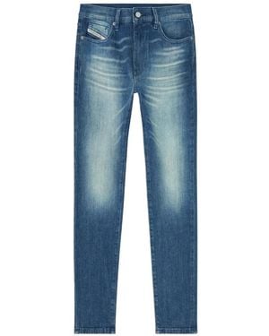 DIESEL Slim Jeans Regular-Waist 2019 D-Strukt - Blue