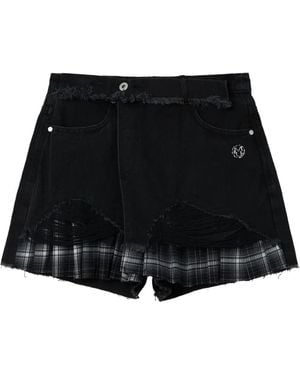 Musium Div. Frayed Shorts - Black