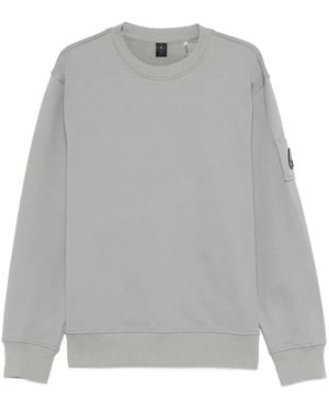 Moose Knuckles Pocket Crewneck Jumper - Grey