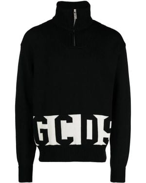 Gcds Logo Turtle Neck - Black