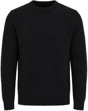 FILIPPO DE LAURENTIIS Crew-Neck Knitted Jumper - Black