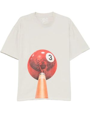 Melt Graphic-Print T-Shirt - White