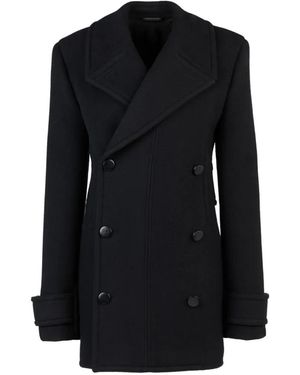 Tod's Double-Breasted Coat - Black