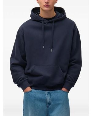 Arte' Graphic-Print Drawstring Hoodie - Blue