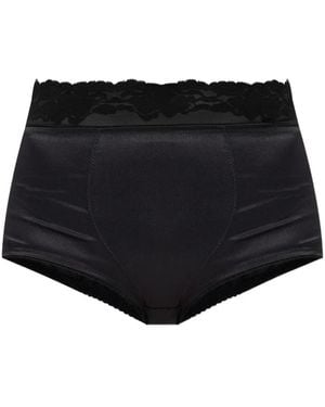 Dolce & Gabbana Slip Mit Spitze - Schwarz