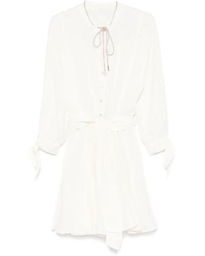 120% Lino Linen Dress - ホワイト