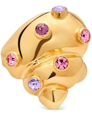 Oscar de la Renta Verfraaide Ring - Metallic