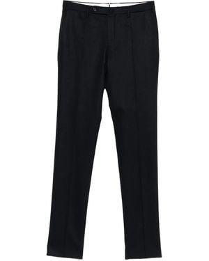 Incotex Pressed-Crease Trousers - Blue