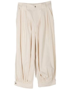 Sea Lois Pleated Pants - Natural