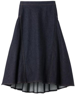 Jacquemus Falda Vaquera The Lavoir De-Nîmes - Azul