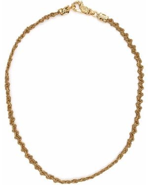 Emanuele Bicocchi Knot Braid Necklace - Metallic