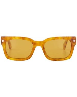 Off-White c/o Virgil Abloh Midland Square-Frame Sunglasses - Yellow