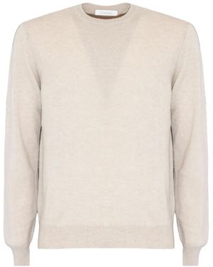 Cruciani Pullover Mit Rundem Ausschnitt - Weiß