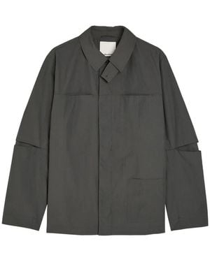 YMC Point-Collar Shirt Jacket - Black