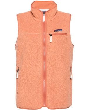 Patagonia Retro Pile Fleece Gilet - Orange