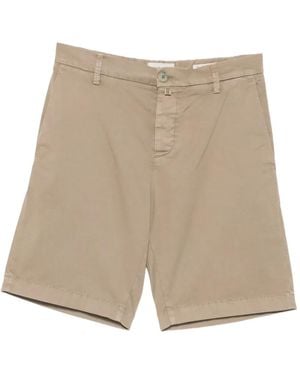 Jacob Cohen George Stretch-Cotton Shorts - Natural