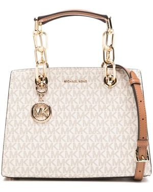 Michael Kors Kleine Cynthina Satchel-Tasche - Natur