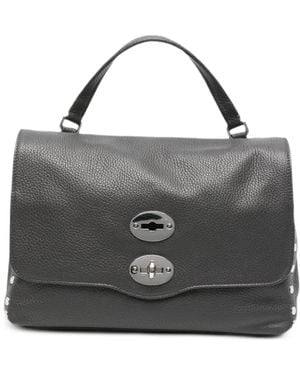 Zanellato M Postina Studded Tote Bag - Grey