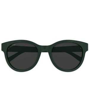 Gucci Round-Frame Sunglasses - Black