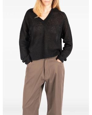 Societe Anonyme Emily V-Neck Jumper - Black