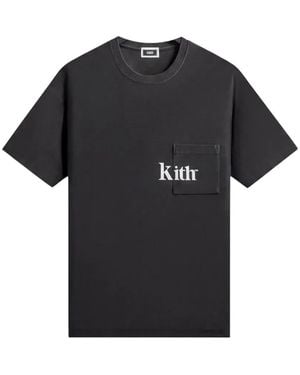 Kith Quinn Logo-Print T-Shirt - Black