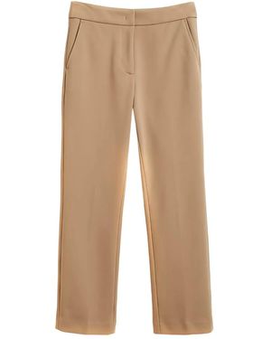 GANT Concealed-Fastening Pocket Trousers - Natural