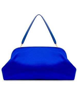 Philosophy Di Lorenzo Serafini Satin Folded Clutch Bag - Blue