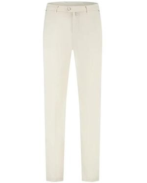 Kiton Elasticated-Waistband Trousers - White