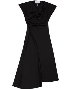 AZ FACTORY Dee Asymmetrische Jurk - Zwart