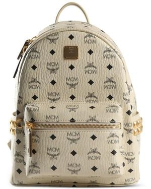 MCM Mochila Stark Pequeña - Blanco