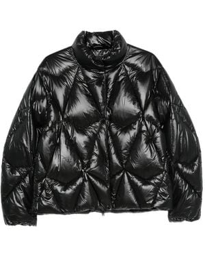 Moose Knuckles Iceberg Quilted High-Neck Jacket - Black