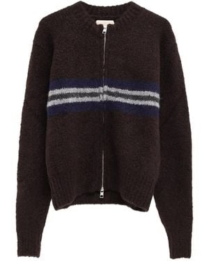 Paloma Wool Gestreiftes Strickoberteil - Schwarz
