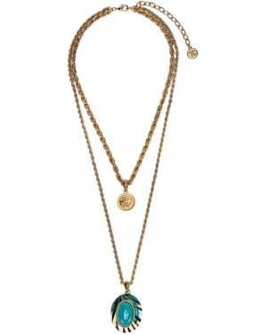 Roberto Cavalli Ray Of Sea ロープチェーンネックレス - メタリック