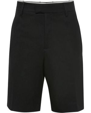 McQueen Tailored Baggy Shorts - Black