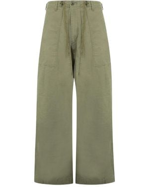 Needles Pantalon À Poches Boutonnées - Vert