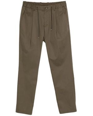 Herno Drawstring Pleated Pants - Grey